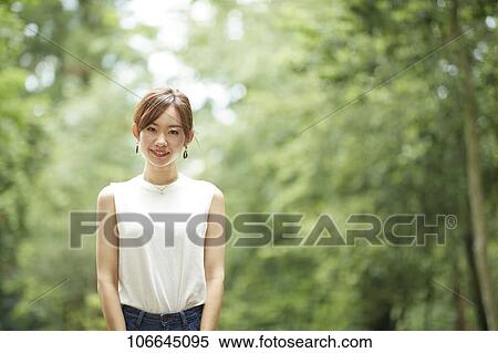 Young Japanese woman portrait View Large Photo Image Stock Photography - Young Japanese woman portrait. Fotosearch
