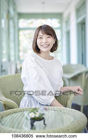 Young Japanese woman portrait View Large Photo Image Stock Photography - Young Japanese woman portrait. Fotosearch