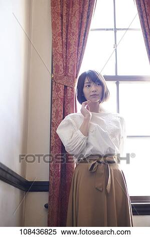 Young Japanese woman portrait View Large Photo Image Stock Photography - Young Japanese woman portrait. Fotosearch
