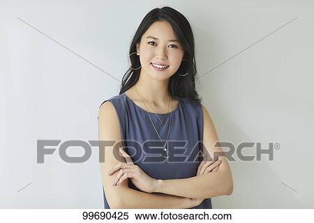 Young Japanese woman portrait View Large Photo Image Stock Photography - Young Japanese woman portrait. Fotosearch