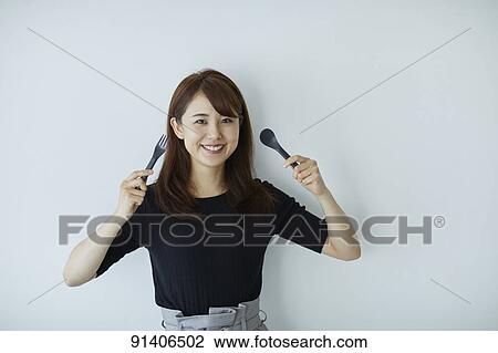 Young Japanese woman View Large Photo Image Stock Image - Young Japanese woman. Fotosearch
