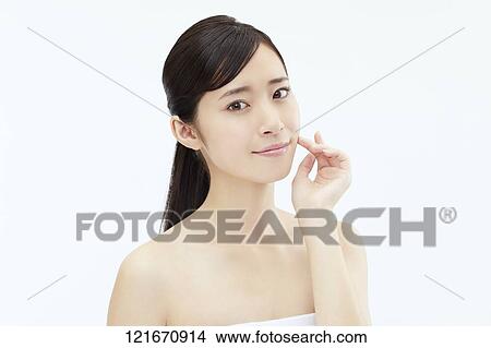 Young Japanese woman studio portrait View Large Photo Image Picture - Young Japanese woman studio portrait. Fotosearch