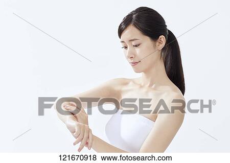 Young Japanese woman studio portrait View Large Photo Image Stock Photo - Young Japanese woman studio portrait. Fotosearch