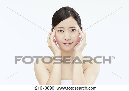 Young Japanese woman studio portrait View Large Photo Image Stock Photograph - Young Japanese woman studio portrait. Fotosearch