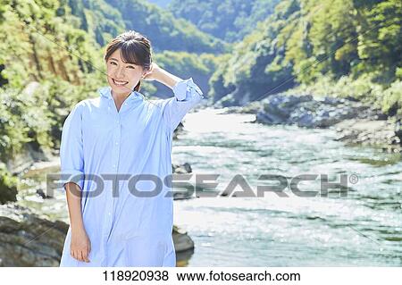 Young Japanese woman traveling in Kyoto View Large Photo Image Stock Photo - Young Japanese woman traveling in Kyoto. Fotosearch