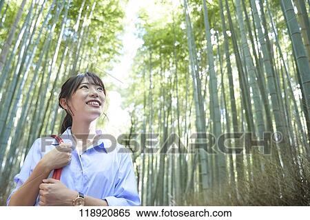 Young Japanese woman traveling in Kyoto View Large Photo Image Stock Photography - Young Japanese woman traveling in Kyoto. Fotosearch
