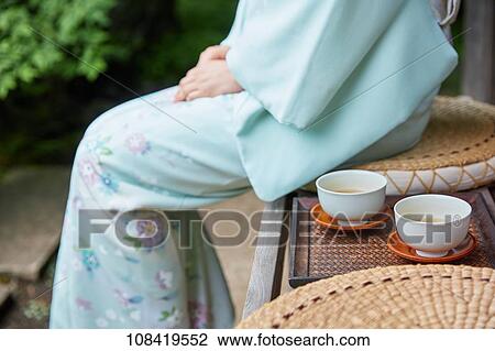 Young Japanese woman wearing traditional kimono View Large Photo Image Stock Image - Young Japanese woman wearing traditional kimono. Fotosearch