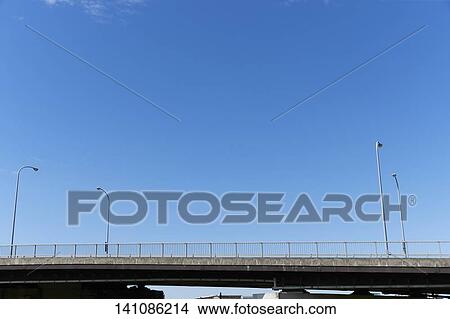Bridge And Blue Sky View Large Photo Image Picture - Bridge And Blue Sky. Fotosearch