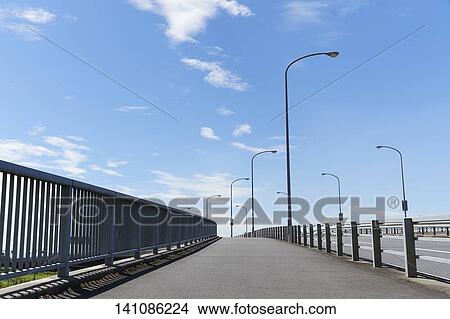 Picture - Bridge And Blue Sky. Fotosearch
