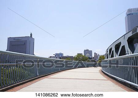 Stock Image - Bridge And Blue Sky. Fotosearch