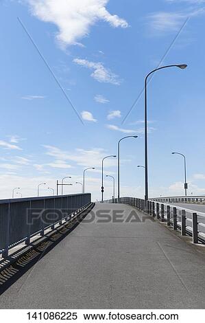 Bridge And Blue Sky View Large Photo Image Stock Photography - Bridge And Blue Sky. Fotosearch
