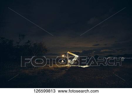 Stock Image - Campsite. Fotosearch