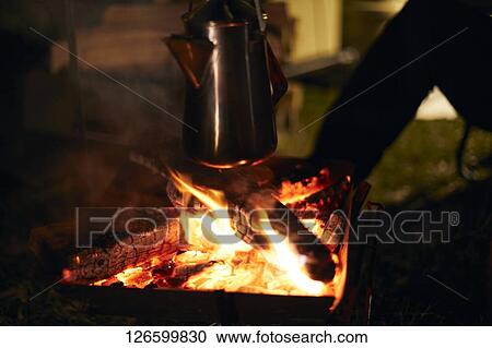 Stock Image - Campsite. Fotosearch