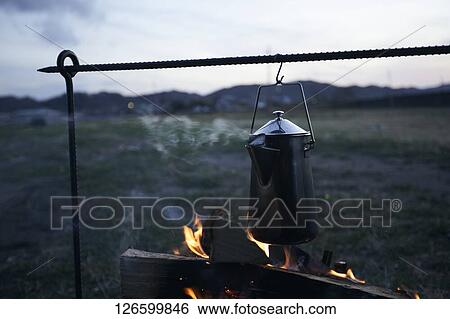 Stock Photograph - Campsite. Fotosearch