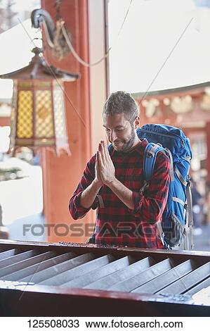 Caucasian man visiting Tokyo, Japan View Large Photo Image Stock Image - Caucasian man visiting Tokyo, Japan. Fotosearch