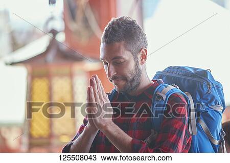 Caucasian man visiting Tokyo, Japan View Large Photo Image Stock Image - Caucasian man visiting Tokyo, Japan. Fotosearch