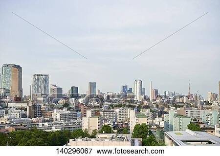 Cityscape In Tokyo, Japan View Large Photo Image Stock Photo - Cityscape In Tokyo, Japan. Fotosearch