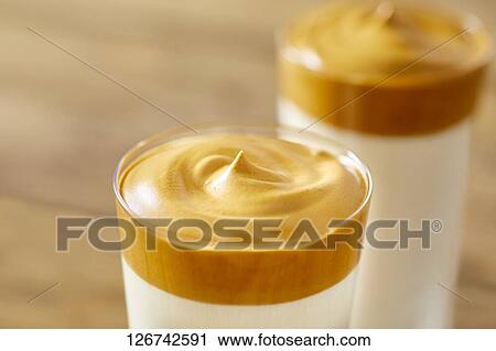 Stock Image - Dalgona coffee. Fotosearch