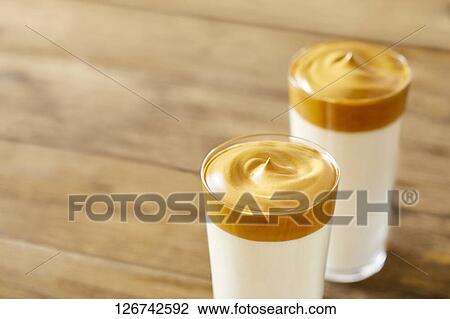 Dalgona coffee View Large Photo Image Stock Image - Dalgona coffee. Fotosearch