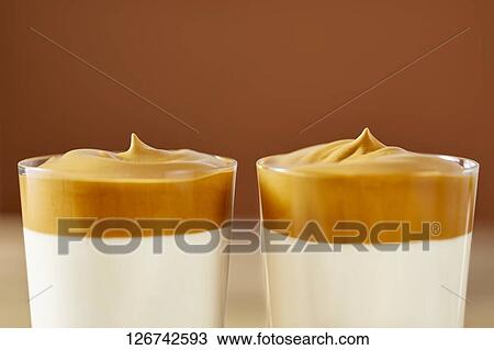 Stock Image - Dalgona coffee. Fotosearch
