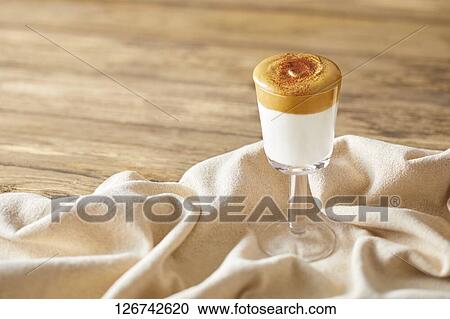 Stock Image - Dalgona coffee. Fotosearch