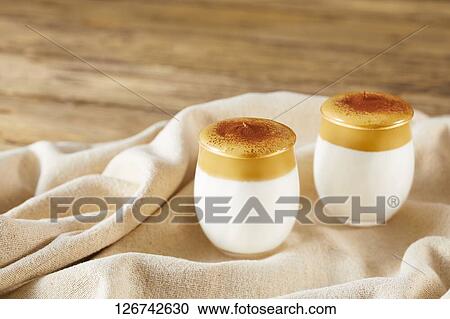 Stock Image - Dalgona coffee. Fotosearch