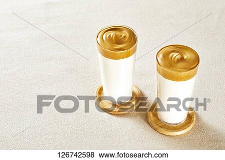 Stock Photo - Dalgona coffee. Fotosearch