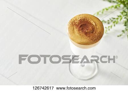 Dalgona coffee View Large Photo Image Stock Photo - Dalgona coffee. Fotosearch