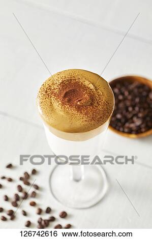 Stock Photograph - Dalgona coffee. Fotosearch