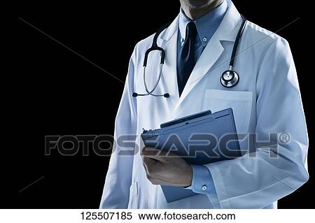 Doctor on black background View Large Photo Image Stock Photography - Doctor on black background. Fotosearch