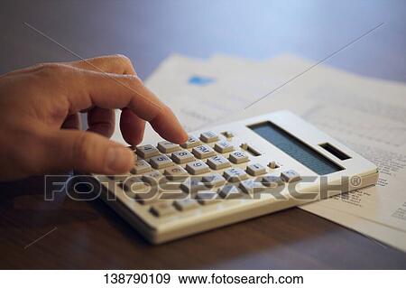 Stock Photo - Electronic Calculator. Fotosearch