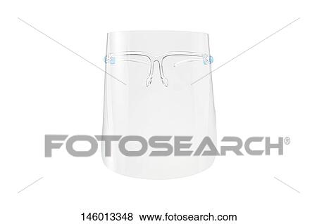 Stock Photo - Face shield. Fotosearch