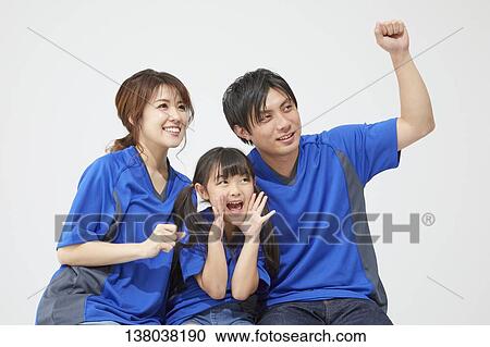 Family Watching A Game And Cheering View Large Photo Image Stock Image - Family Watching A Game And Cheering. Fotosearch