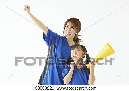 Family Watching A Game And Cheering View Large Photo Image Stock Photography - Family Watching A Game And Cheering. Fotosearch