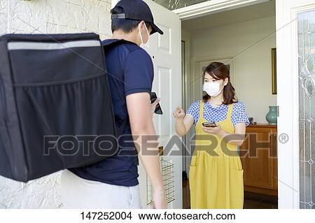 Food delivery View Large Photo Image Picture - Food delivery. Fotosearch