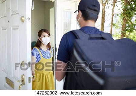 Stock Image - Food delivery. Fotosearch