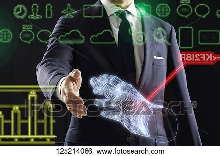 Stock Photograph - Futuristic 5G image. Fotosearch
