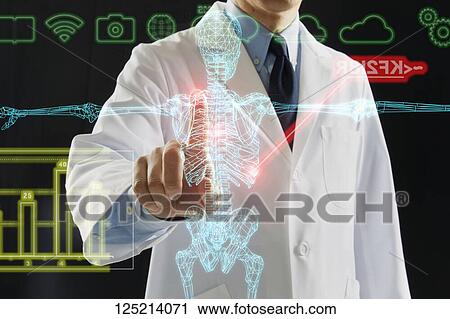 Stock Image - Futuristic medicine. Fotosearch