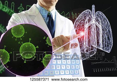 Stock Image - Futuristic medicine. Fotosearch