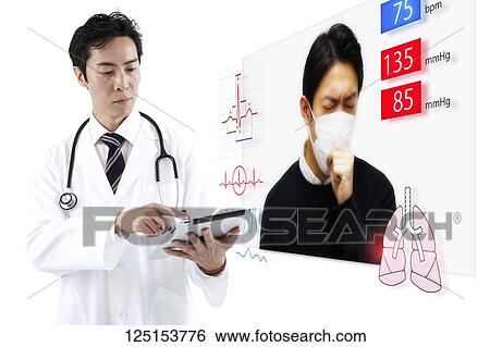 Futuristic remote medical assistance View Large Photo Image Stock Photograph - Futuristic remote medical assistance. Fotosearch
