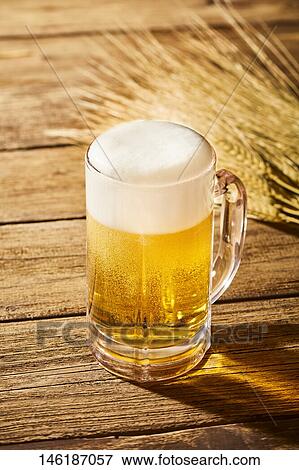Stock Photo - Glass of beer. Fotosearch