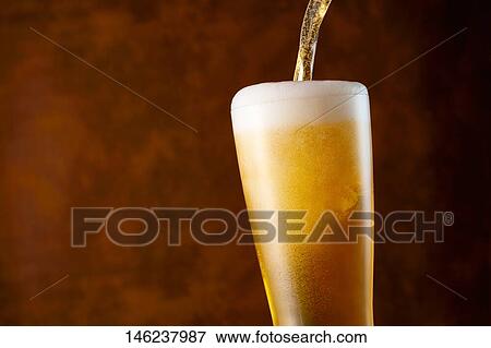 Stock Photo - Glass of beer. Fotosearch