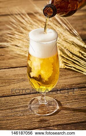 Glass of beer View Large Photo Image Stock Photograph - Glass of beer. Fotosearch