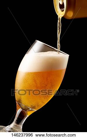Stock Photograph - Glass of beer. Fotosearch