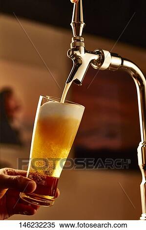 Stock Photography - Glass of beer. Fotosearch