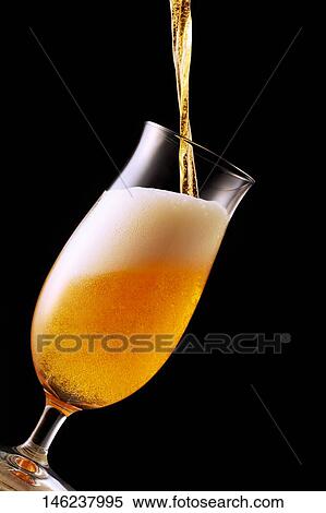 Stock Photography - Glass of beer. Fotosearch