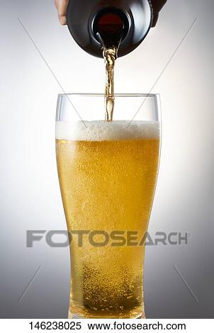 Stock Photography - Glass of beer. Fotosearch