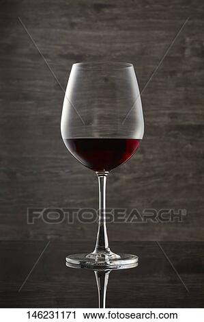 Stock Image - Glass of wine. Fotosearch