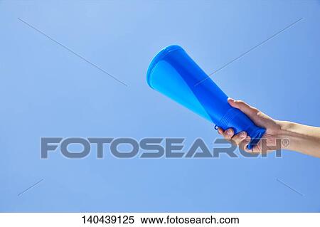 Stock Photography - Hand With A Megaphone. Fotosearch