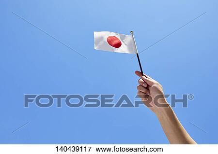 Hand With Japanese Flag View Large Photo Image Stock Photo - Hand With Japanese Flag. Fotosearch